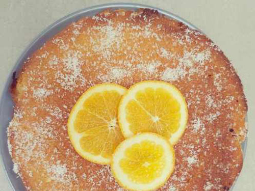 Semolina orange cake